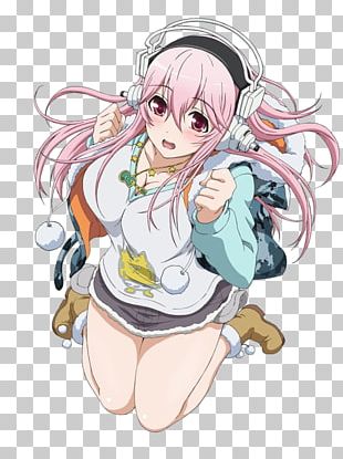 Super Sonico Ecchi Anime Bikini Swimsuit PNG, Clipart, Arm, Black Hair ...