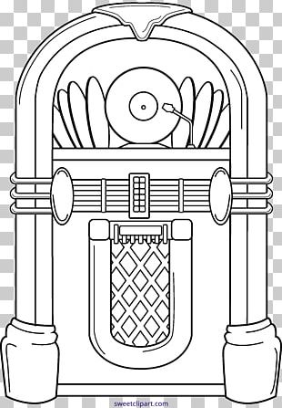 jukebox coloring pages