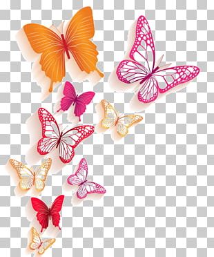 Hand-painted Butterflies PNG, Clipart, Animal, Beautiful, Butterflies ...