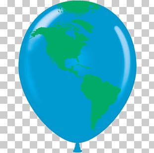 Globe Balloon Earth World Latex PNG