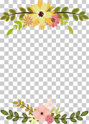 Pink Watercolor Flower Borders PNG, Clipart, Border, Border Cut Button ...