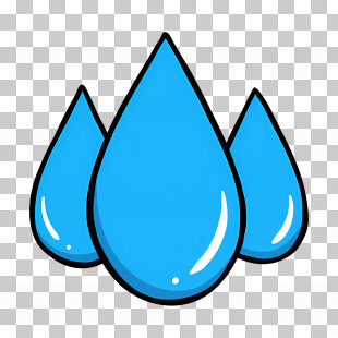 Water Drop - Blue Water Drops PNG