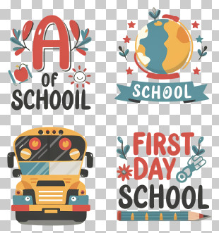 Art - School Items And First Day Of School PNG