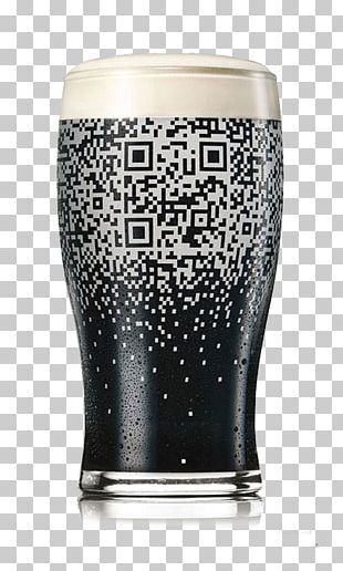 Guinness Beer Stout QR Code Advertising PNG