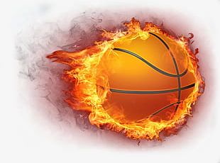 Basketball Flame PNG, Clipart, Basketball, Basketball Clipart ...