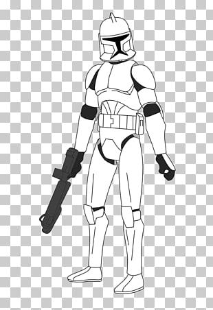 Clone Trooper Clone Wars Boba Fett Star Wars Sketch PNG, Clipart, Angle ...