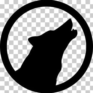 Gray Wolf Silhouette PNG, Clipart, Animals, Black, Black And White ...