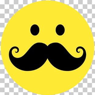 Smiley Moustache Emoticon PNG
