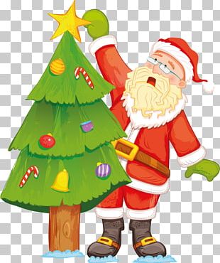 Christmas Tree Santa Claus PNG, Clipart, Christmas, Christmas And ...