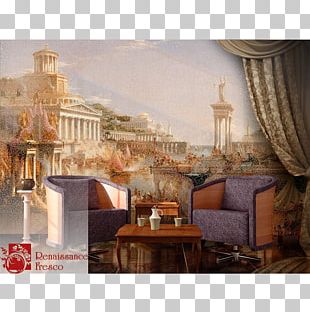 Fresco Wall Painting Interieur Mural PNG