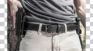 Belt Gun Holsters Kydex Leather Concealed Carry PNG