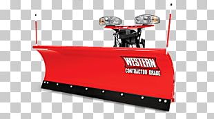 Snowplow Western Products Plough Snow Removal Spreader PNG