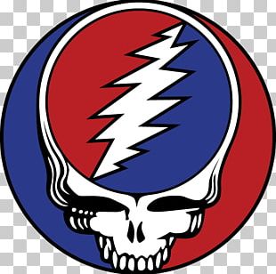 Download Grateful Dead Lightning Bolt Skull Steal Your Face Music Art Png Clipart Art Best Of The Grateful Dead Blanket Burning Man Calavera Free Png Download