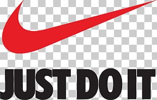 Just Do It Logo Nike Swoosh Brand PNG, Clipart, Advertising, Black And ...