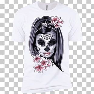 La Calavera Catrina Day Of The Dead Skull Mexican Cuisine PNG