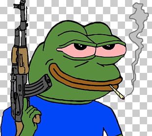 Pepe The Frog Gun Meme Weapon PNG, Clipart, Amphibian, Cartoon, Feeling ...