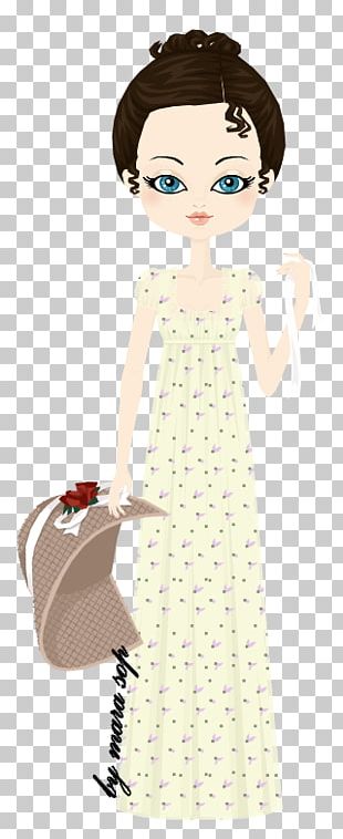 Black Hair Brown Hair Gown Hairstyle PNG