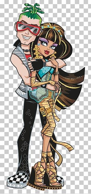 Monster High Cleo De Nile Doll Frankie Stein PNG