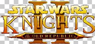 Star Wars Knights Of The Old Republic II: The Sith Lords Star Wars: Knights Of The Old Republic Star Wars: The Old Republic Logo Game PNG