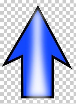blue arrow up