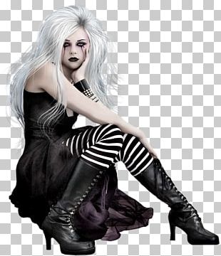 Dark, Gothic, Girl, Woman, Sensual, Sexy, Lady - Girl, HD Png Download -  kindpng