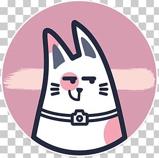 Logo Headgear Brand Pink M Font PNG