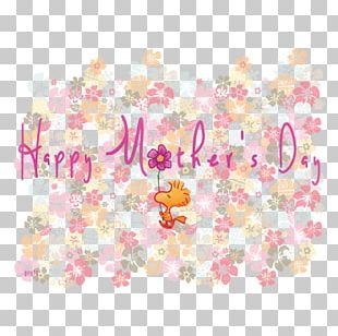 Woodstock Ontario Snoopy Floral Design Peanuts PNG