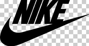 Swoosh Nike Logo Decal Company Png, Clipart, Black And White, Brand 