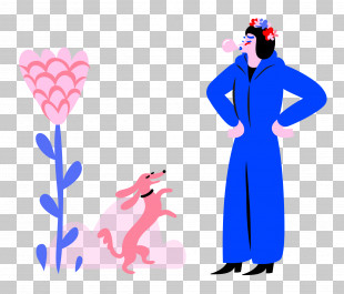 Park Pet Lady PNG
