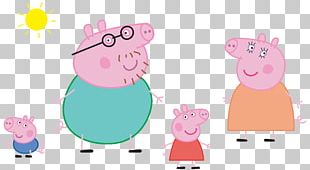 Daddy Pig Mummy Pig Domestic Pig Television Show Family PNG, Clipart ...