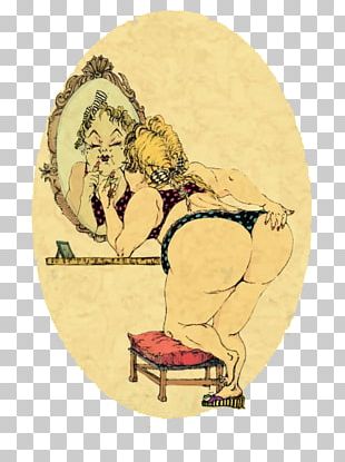 Cartoon Mirror Illustration PNG