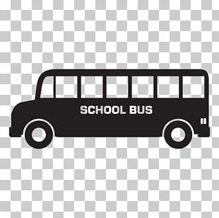 School Bus Silhouette PNG