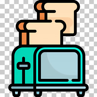 Toaster - Toaster With Bread Illustration PNG