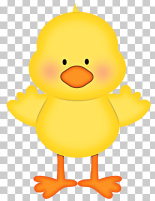 Duck Yellow Cartoon Ducks, Geese And Swans Bird PNG