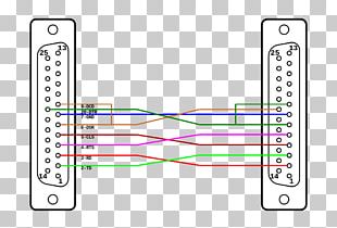 Null Modem RS-232 Serial Port Electrical Cable Serial Cable PNG ...