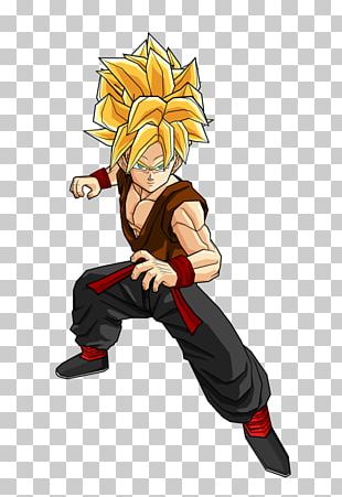 Dragon Ball GT: Final Bout Goku Baby Vegeta Trunks, goku, black Hair, dragon,  hand png