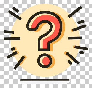 Question Mark - Highlighted Question Mark Cartoon Graphic PNG