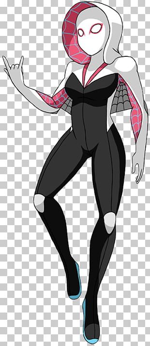 Spider-Woman (Gwen Stacy) Art Chibi Anime PNG, Clipart, Animation ...