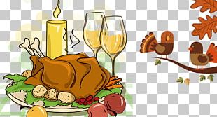 Turkey Meat Thanksgiving Dinner Cartoon PNG, Clipart, Candle ...
