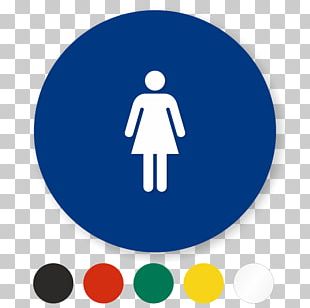 Unisex Public Toilet Bathroom Sign PNG