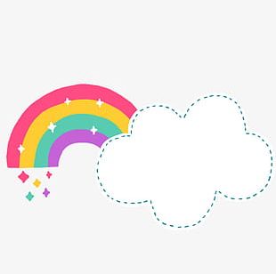 Cute Rainbow Png, Clipart, Cartoon, Cartoon Rainbow, Clouds, Cute, Cute 