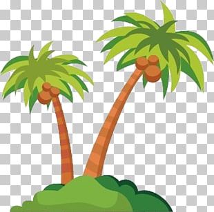 Coconut Tree Cartoon Map PNG, Clipart, Cartoon Clipart, Coconut Clipart