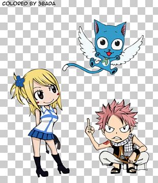 Lucy Heartfilia Natsu Dragneel Erza Scarlet Fairy Tail Anime PNG ...