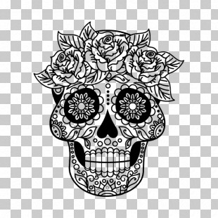 Skull Drawing Illustration PNG, Clipart, Art, Black And White, Bone ...