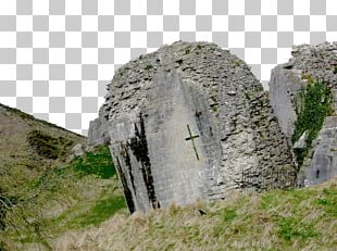 Corfe Castle Stone Wall Ruins Building PNG
