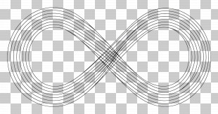 Infinity Symbol - Minimalist Infinity Symbol Line Art PNG