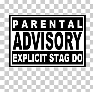 Parental Advisory Sticker PNG, Clipart, Area, Black, Black And White ...