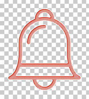 Red Notification Bell Icon Transparent Background