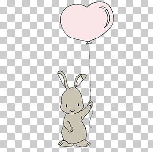 Rabbit Easter Bunny Leporids Balloon PNG