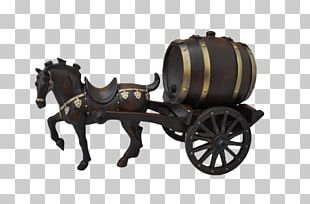 Red Wine Horse Car Metal PNG